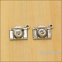 40 pcs Vintage Charms Camera Pendant Antique silver Fit Bracelets Necklace DIY Metal Jewelry Making 2024 - buy cheap