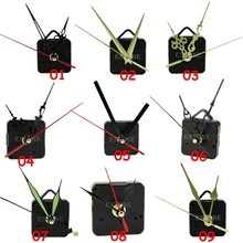 New 14 Styles Black Quartz Clock Movement Mechanism Repair DIY Tool Kit + Black Hands Hot 2024 - buy cheap
