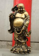 Estatua de Buda Maitrey, estatua de bronce puro de 23 ", S03062, Envío Gratis 2024 - compra barato