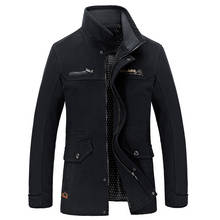 Лидер продаж, высокое качество, модные мужская куртка Повседневное пальто ветрозащитная куртка пальто бесплатная доставка 2024 - купить недорого