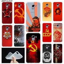 Of Russia Communism case Cover TPU Silicone Coque For Samsung Galaxy J6 J8 J3 J5 J7 J4 J2 J1 Plus 2018 2016 2017 EU Prime Ace 2024 - buy cheap