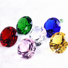Хрустальные Алмазы K9, красочные стеклянные кристаллы фэн-шуй, декоративные подарки для рукоделия, свадебные романтические домашние вазы, Декор 2024 - купить недорого