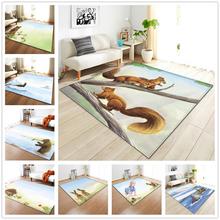 Nordic 3D Carpet Cartoon Animal Kids Bedroom Play Mat Soft Flannel Memory Foam Home Large Size Carpets for Living Room Area Rugs 2024 - buy cheap