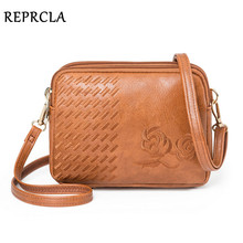 REPRCLA New Three Compartments Crossbody Bags for Women Fashion Small Shoulder Bag Embroidery Ladies Handbags Designer Purse 2024 - купить недорого