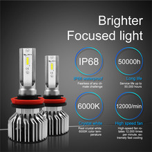 New Super High Quality Auto Car Styling 2x Car LED Headlight Kit H7 200W 20000LM 6000K Bright LED Bulbs Lamp Auto Accessories 2024 - buy cheap