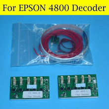 Лучшая карта декодера чипа для Epson Stylus PRO 4800, широкоформатный принтер 4800 T5651-T5659, чернильный картридж 2024 - купить недорого