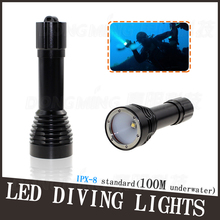 High Bright 2000LM Underwater CREE XM-L T6 led Diving underwater Flashlight Torch torchlight Waterproof led Light, Free Shipping 2024 - buy cheap