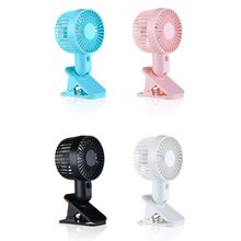 1PC Mini Clip Fan Student Electronic Double-Blade Air Cooling Table USB Rechargeable Cooler Portable Home Office School 4 Colors 2024 - buy cheap