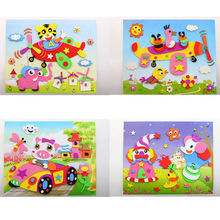 DIY Cartoon Animal 3D EVA Foam Sticker Multi Designs Puzzle Series Early Learning Education Toys For Children 2024 - buy cheap