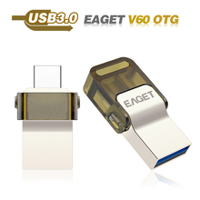 usb flash drive 3.0 Eaget v60 OTG pass h2test Smart Phone Tablet PC 16GB usb 3.0 pen drive External Storage pendrive 2024 - buy cheap