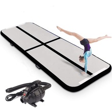 Free Shipping Free Pump Air Track Mat Black Color Gymnastic Mat For Training DWF Mini Tumbling Mat With Cheap Price 2024 - compre barato