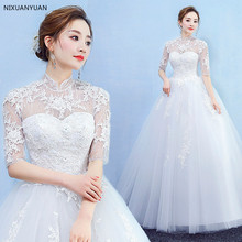 2021 Beautiful Free Shipping New Hot Selling Cheap Ball Gown Lace Up Back Formal Bride Dresses Wedding Dress 2024 - buy cheap