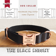 MUTTCO-collar de correa grabado con láser para perro, placa con logotipo personalizado antipérdida para cachorro, 5 tamaños, UDC083 2024 - compra barato