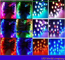 Tira de luces Led a todo Color IP68, 50 unids/lote, DC5V, WS2811, 2811 IC, 12mm, RGB 2024 - compra barato