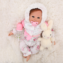 Reborn doll juguetes 20"48cm lovely girl princess silicone baby reborn dolls gift  child play house toys bebes reborn bonecas 2024 - buy cheap