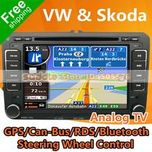 VW Car DVD with GPS Can-Bus Analog TV RDS iPod Bluetooth WinCE 1080P For Magotan Sagitar Passat Touran Tiguan Caddy Golf Skoda 2024 - купить недорого