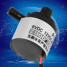 12V DC Ultra Quiet Submersible Water Pump Mini DC 12V 5W Brushless Submersible Water Pump 2.5m Lift Head Home Industry 2024 - buy cheap