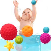 Детские Игрушки для ванны, мягкие резиновые игрушки с шариками для купания и душа, Обучающие Игрушки для ванны, игры для ванной, инструмент д... 2024 - купить недорого