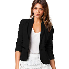 Womens Business Coat Formal Suit Long Sleeve Autumn Tops Clothes Fashion Brand Slim Jacket Outwear Plus Size Woman Jacket S-6XL 2024 - buy cheap