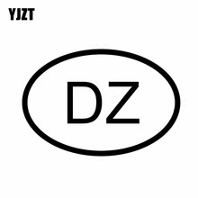 Yjzt decalque automotivo oval tamanhos 13.5cm x 9.1cm, adesivo prateado dz da argila e outros países 2024 - compre barato