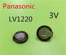 Panasonic bateria de lítio de 3v e 18mah, bateria recarregável com botão de célula, com pé de solda 180 graus, 2 tamanhos diferentes 2024 - compre barato