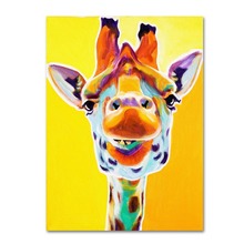 Large Handpainted New Abstract giraffe Oil Painting On Canvas Paintings Wall Art Home Decoration Wall Pictures for kids room 2024 - buy cheap
