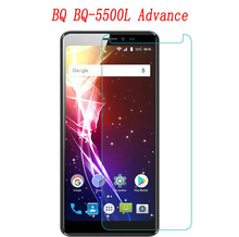 Smartphone Tempered Glass  For BQ-5500L Advance 5500 9H Explosion-Proof Protective Film Screen Protector Cover Phone 2024 - buy cheap