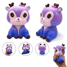Squishy Anti-Stress Starry Sky Sika Deer Toys For Children Slow Rebound Tricks Novelty & Gag Toys Antistress Squeeze Toy Gifts 2024 - buy cheap