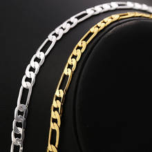 Crazy Feng Trendy Gold Steel Color Thick Cuban Link Chain Bracelets For Women Men Chain Bracelet Jewelery Pulseira Drop Shipping 2024 - buy cheap