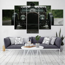Retro Car Art Pictures Canvas Print 5 Pieces Wall Art Modern Hanging Painting for Living Room Bedroom Home Decoration Artwork 2024 - buy cheap