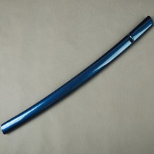 New Arrival Exquisite Delicate Sword Fitting Blue Glittering Wooden Saya Sheath Scabbard for Samurai Sword Japanese Katana SYQ9 2024 - buy cheap