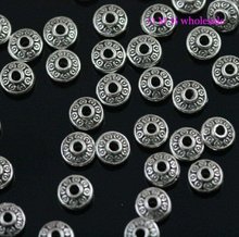 OMH wholesale Free ship 40pcs copper color spacer beads Jewelry metal beads 7.5X5mm ZL187 2024 - buy cheap