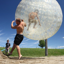 Free Shipping Zorb Ball 2.5m Human Hamster Ball 0.8 mm PVC Material Zorb Inflatable Ball Outdoor Game 2024 - buy cheap