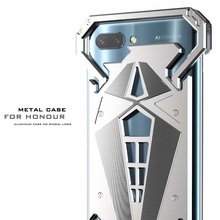 Funda de Metal a prueba de golpes para móvil, carcasa de lujo a prueba de golpes para Huawei Honor 10 9 8 Lite V10 2024 - compra barato