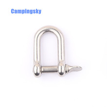 CAMPINGSKY Paracord Stainless Steel  shackle Steel Buckle For Paracord Bracelet Steel Buckle 2024 - buy cheap