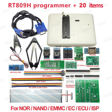 Original Universal  RT809H EMMC-NAND FLASH Programmer +20 Items WITH CABELS EMMC-Nand Free Shipping 2024 - buy cheap