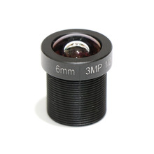 6mm Lens 3.0 MegaPixel 53 Degree MTV M12 x 0.5 Mount Infrared Night Vision Lens For CCTV Security Camera 2024 - buy cheap