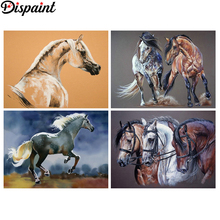 Dispaint Full Square/Round Drill 5D DIY Diamond Painting "Animal horse landscape" 3D Embroidery Cross Stitch 5D Home Decor Gift 2024 - buy cheap