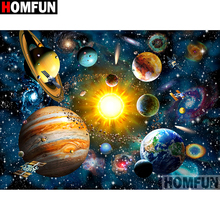 HOMFUN Full Square/Round Drill 5D DIY Diamond Painting "Planet landscape" Embroidery Cross Stitch 5D Home Decor A07016 2024 - buy cheap