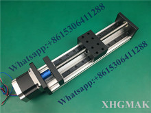 High Precision GX80*50mm Ballscrew 1605-900mm Effective Travel+Nema 23 Stepper Motor Stage Linear Motion single block 2024 - buy cheap