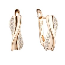 Korean Women Earrings New Fashion Earring Trendy 585 Gold Color Jewelry Office Luxury Cubic Zircon Drop Earrings 2024 - buy cheap