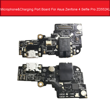 Зарядная USB док-плата для Asus Zenfone 4 Selfie Pro ZD552KL, разъем для зарядного устройства, гибкий кабель с микрофоном Autio Jack 2024 - купить недорого