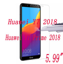 2 piezas nuevo Protector de pantalla para teléfono móvil para Huawei Y7 2018/Y7 primer 2018 de 5,99 "templado 9 H cubierta de pantalla protectora de película de vidrio 2024 - compra barato