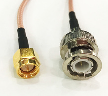 10 шт. BNC штекер-SMA штекер RF соединитель адаптер RG316 кабель 20 см 2024 - купить недорого