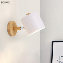Lâmpadas de parede led para sala estar corredor arandelas parede luz e27 nordic quarto cabeceira 180 graus girar parede luz