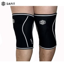 SaFit-rodillera de compresión de neopreno para entrenamiento, levantamiento de pesas, correr, baloncesto, sentadillas, 5mm 2024 - compra barato