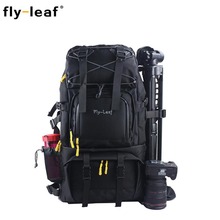 FlyLeaf-Bolso para cámara de FL-303D para hombre y mujer, bolsa de fotos de doble hombro, gran capacidad de viaje, mochila para cámara portátil, Digital 2024 - compra barato