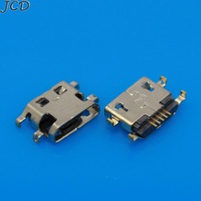 Разъем JCD 10-100 шт./лот Mini Micro USB jack, разъем для Lenovo A708t S890/для HuaWei G7 G7-TL00 2024 - купить недорого