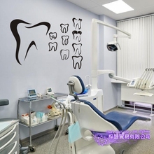 Dental Clinic Wall Decal Bathroom Poster Vinyl Wall Decals Decor Mural Toothpaste Tooth Brushing Teeth Dentistry Sticker 2024 - buy cheap