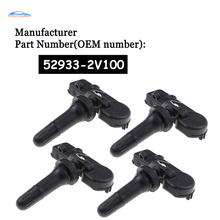 4 unids/lote 52933-2V100 529332V100 para Hyundai Velostar de coches Kia TPMS Sensor de presión de neumáticos Monitor 433MHz accesorios de coche 2024 - compra barato